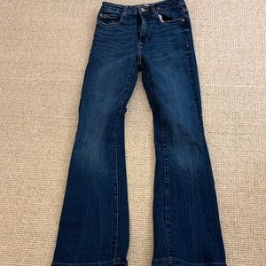 Zara High Waisted Flared Jeans